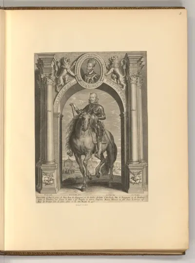 Reiterporträt Philipp IV. mit Pforte
