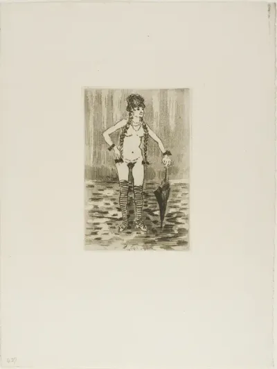 Rejected Frontispiece for Marthe