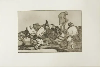 Rejoice, Carnival, for Tomorrow Thou wilt Be Ashes, plate 14 from Los Proverbios