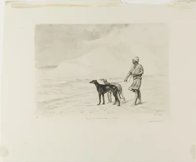 Relay of Dogs in the Desert