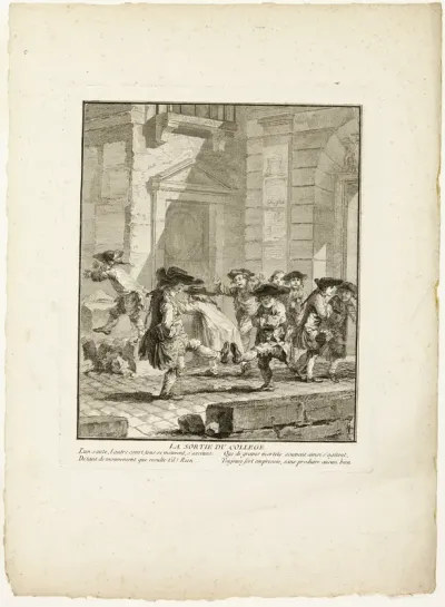 Release from College, from The Games of the Urchins of Paris