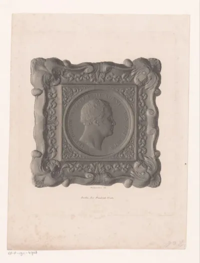 Reliëf met het portret van Frederik Willem III van Pruisen