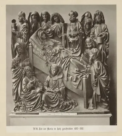 Reliëf van de dood van Maria