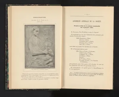 Reliëf van Maria met Christuskind en Johannes de Doper