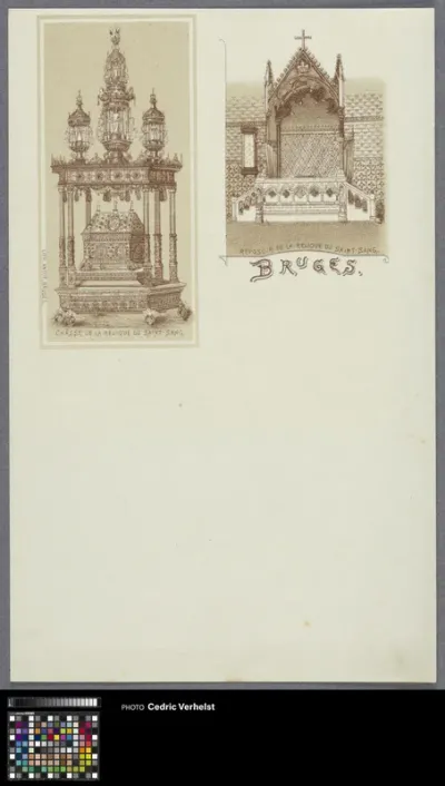 Reliquary of the Relic of the Holy Blood and it's site in Bruges