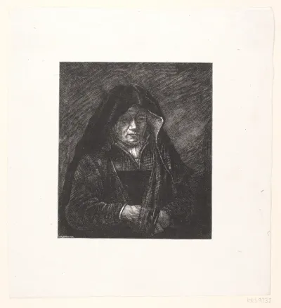 Rembrandt: Den gamle kone