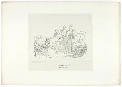 Rememberance of good comrades, from Souvenirs d’Italie: Expédition de Rome