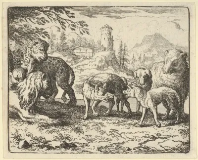 Renard is Sentenced to Death from Hendrick van Alcmar's Renard The Fox