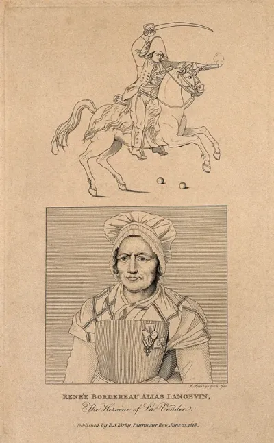 Renée Bordereau, a female soldier