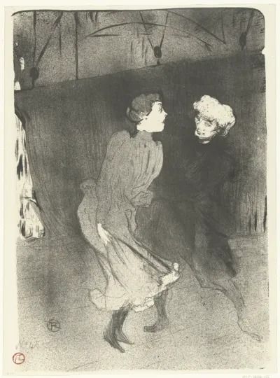 Repetition générale aux Folies-Bergère Emilienne D'Alençon et Marignita
