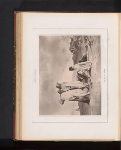 Reproductie van Arabes en prière door Eugène Fromentin-Dupeux
