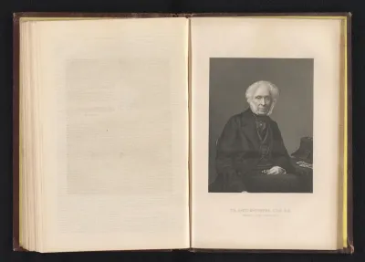 Reproductie van een fotografisch portret van David Brewster