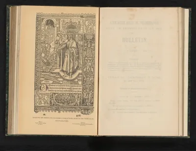 Reproductie van een pagina uit een getijdenboek uit Bourges van David en Uria