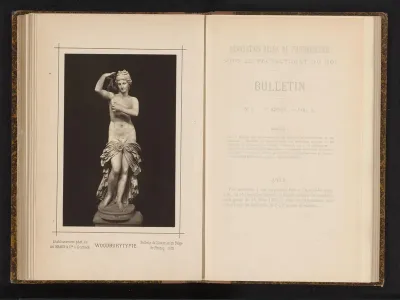 Reproductie van een prent naar een schilderij van Venus door Titiaan