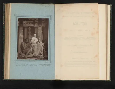 Reproductie van een schilderij van Hercules en Omphale door Charles Gleyre