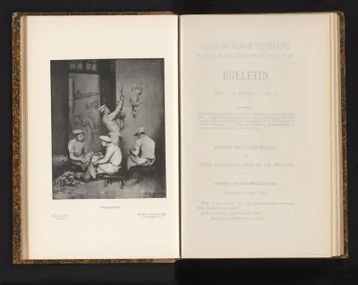 Reproductie van een schilderij van koks door Théodule Augustin Ribot