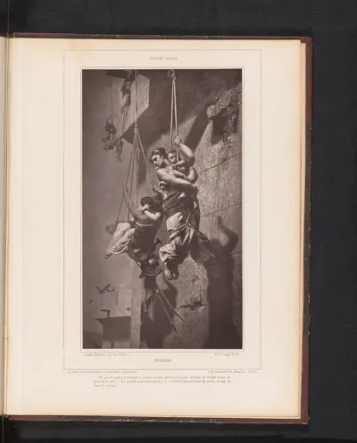 Reproductie van Fugutifs door Pierre-Paul-Léon Glaize