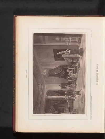 Reproductie van Het oordeel van Paris door Oreste Cortazzo