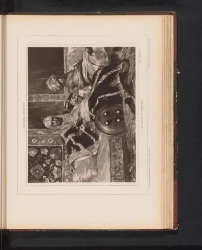 Reproductie van Janissaire et eunuque door Jean-Joseph Benjamin-Constant