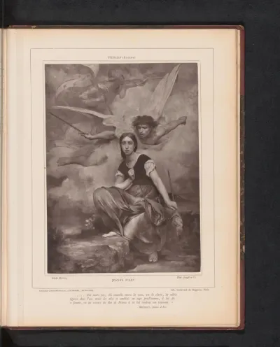 Reproductie van Jeanne d'Arc door Eugène Romain Thirion