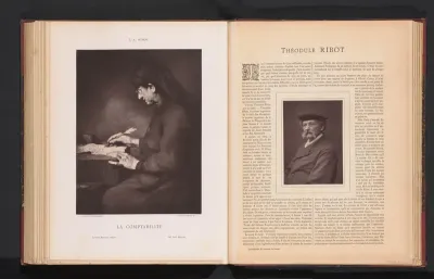 Reproductie van La Comptabilite door Théodule Augustin Ribot