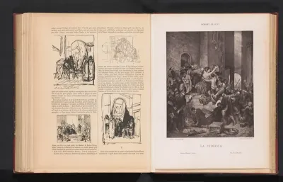 Reproductie van La Judecca door Joseph-Nicolas Robert-Fleury