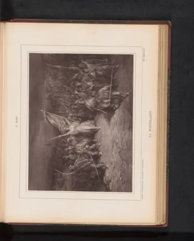 Reproductie van La Marseillaise door Gustave Doré
