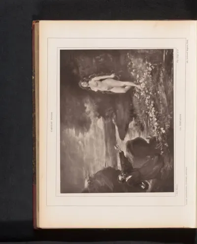 Reproductie van La tentation door Emile Auguste Carolus-Duran
