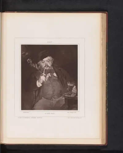 Reproductie van Le Bon Bock door Édouard Manet