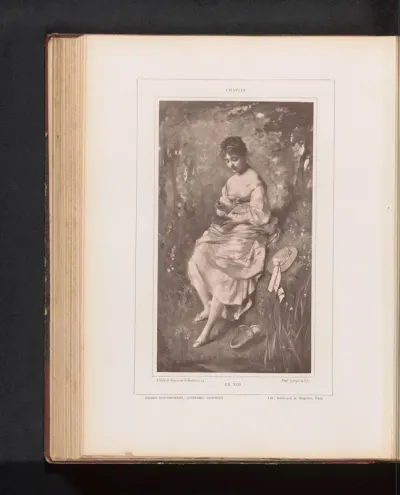 Reproductie van Le nid door Charles Joshua Chaplin