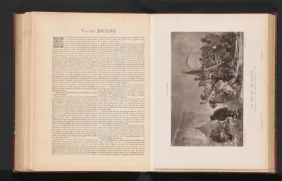 Reproductie van Le Palais de Glace door Valerij Ivanovich Jakobi