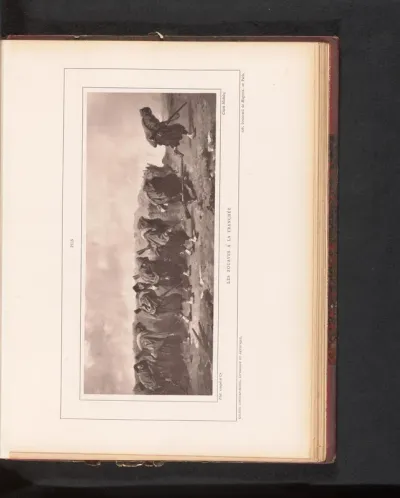 Reproductie van Les zouaves a la tranchée door Isidore Pils