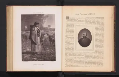 Reproductie van Retour des champs door Jean-François Millet