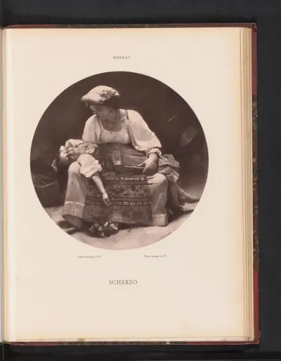 Reproductie van Scherzo door Léon Bonnat