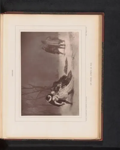 Reproductie van The duel after the masquerade door Jean-Léon Gérôme
