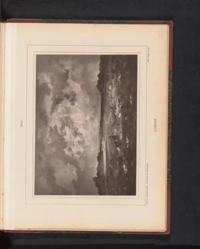 Reproductie van The storm door Narcisse Virgile Diaz de la Peña