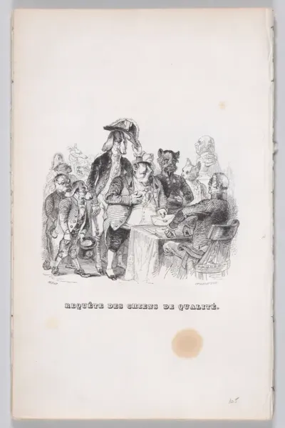 Request of quality dogs, from "The Complete Works of Béranger"