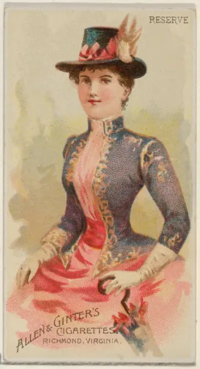 Reserve, from the Parasol Drills series (N18) for Allen & Ginter Cigarettes Brands