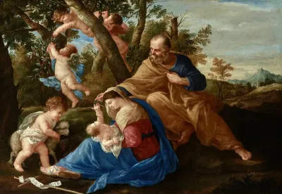 Rest on the flight into Egypt