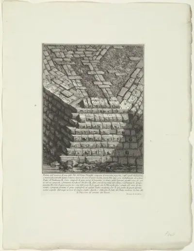 Restanten van de Pons Neronianus te Rome