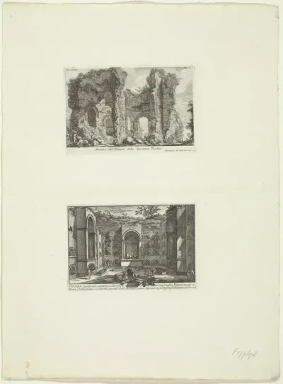 Restanten van een tempel en graftombe bij Vigna Casali