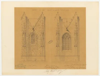 Restauration des chapelles sud de la cathédrale de Luçon (1857)
