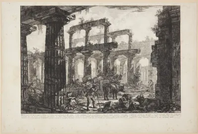 Resterne af cella i Neptun-templet [...]