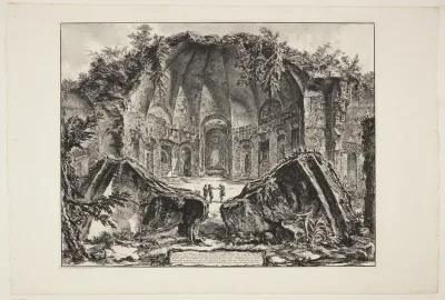 Resterne af den såkaldte Canopus i Hadrians Villa, Tivoli