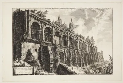 Resterne af den såkaldte Maecenas' villa i Tivoli
