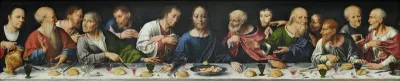 Retable de la Déploration du Christ : La Cène