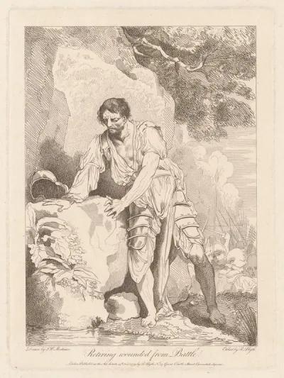 Retiring Wounded from Battle