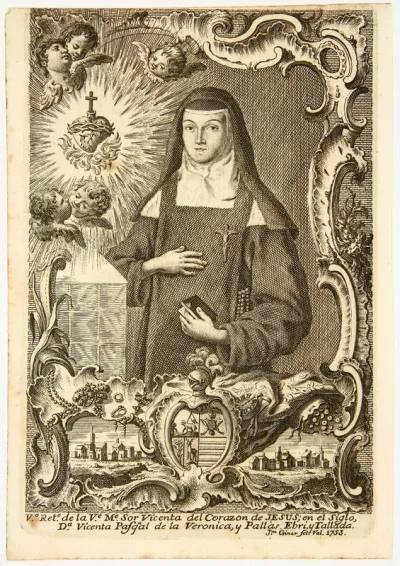 [Retrato de Sor Vicenta del Corazón de Jesús] [Material gráfico]