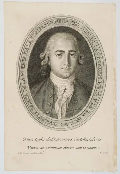 [Retrato de Vicente García de la Huerta] [Material gráfico]
