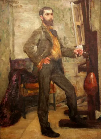 Retrato do pintor Décio Vilares